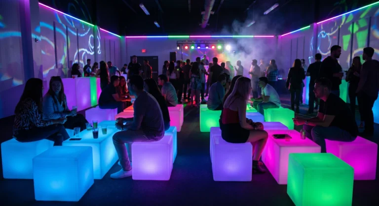 18 Glow in the Dark Party Ideas That Look Amazing at Night